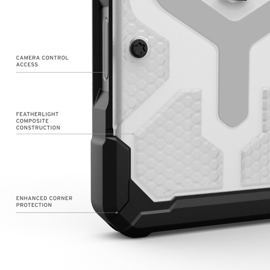 UAG Pathfinder Clear MagSafe Case iPhone 17 Pro Max - Ice/Silver