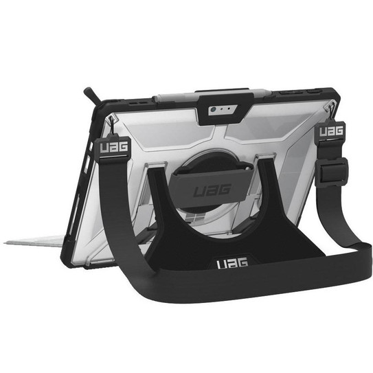 UAG Plasma Case with Handstrap Microsoft Surface Pro 7/Pro 6/Pro 5/Pro 4 - Ice/Black