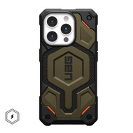 UAG Monarch Pro Kevlar MagSafe Case iPhone 15 Pro - Kevlar Elemental Green