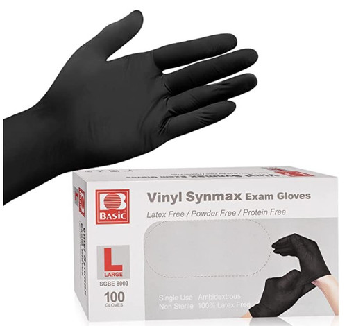 100PCS Disposable Medical Vinyl Exam Gloves 
