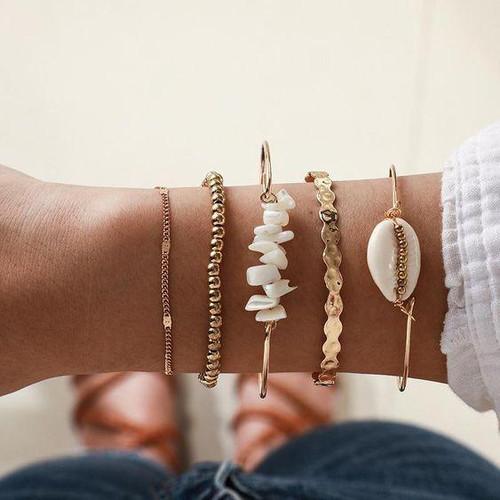 SAND Dainty Beautiful Bracelets - Set Of 5 