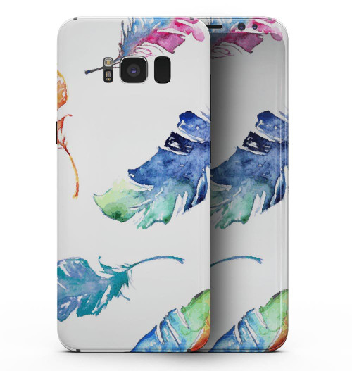 Watercolour Feather Floats - Samsung Galaxy S8 Full-Body Skin Kit