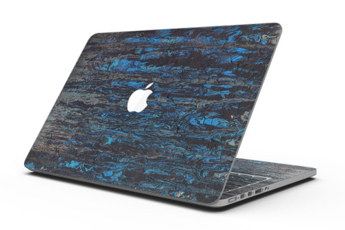 Abstract Wet Paint Dark Blues v2 - MacBook Pro with Retina Display