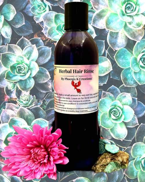 Organic Herbal Hair Rinse - For Healthy Lustrous Looking Hair