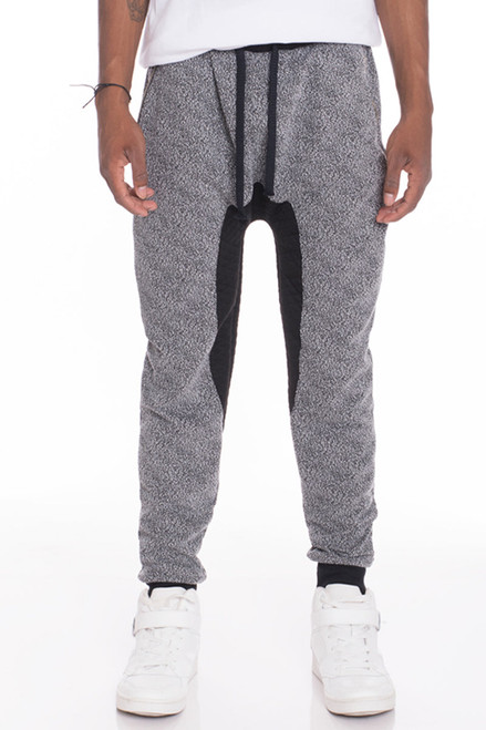 Static Contrasted Joggers- Grey