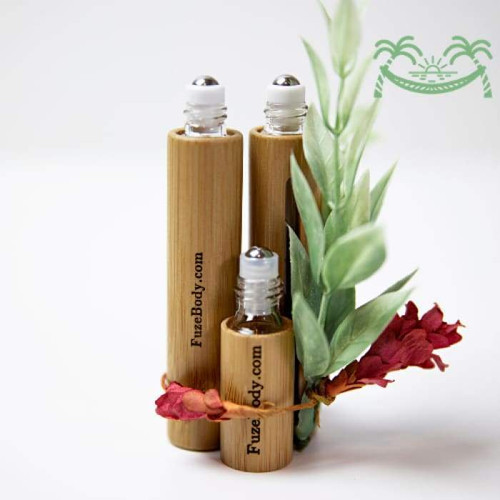 Calm - Just Chill - Wood Roll-On Pure Essential Oils - Soothing & Relaxing