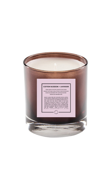 Natural Soy Wax Candle | Cotton Blossom + Lavender