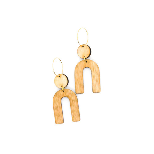 Elegant Wood Earrings | URSA