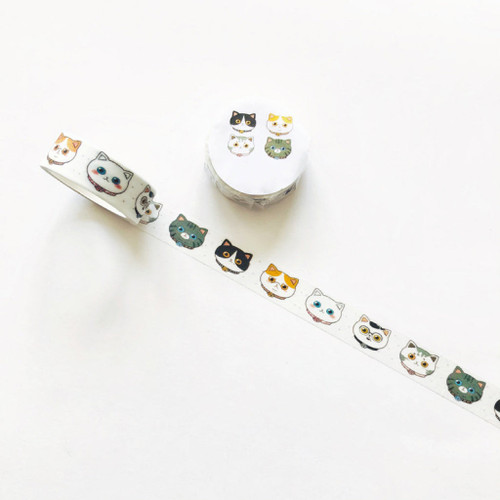 Pawsome 15mm Wide Paper Tape - 10m Roll | Cute Designs