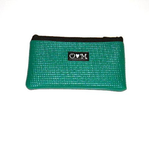 Seafoam Green-Mini Yoga Mat Wallet Clutch Coin Purse & Cosmetic Bag