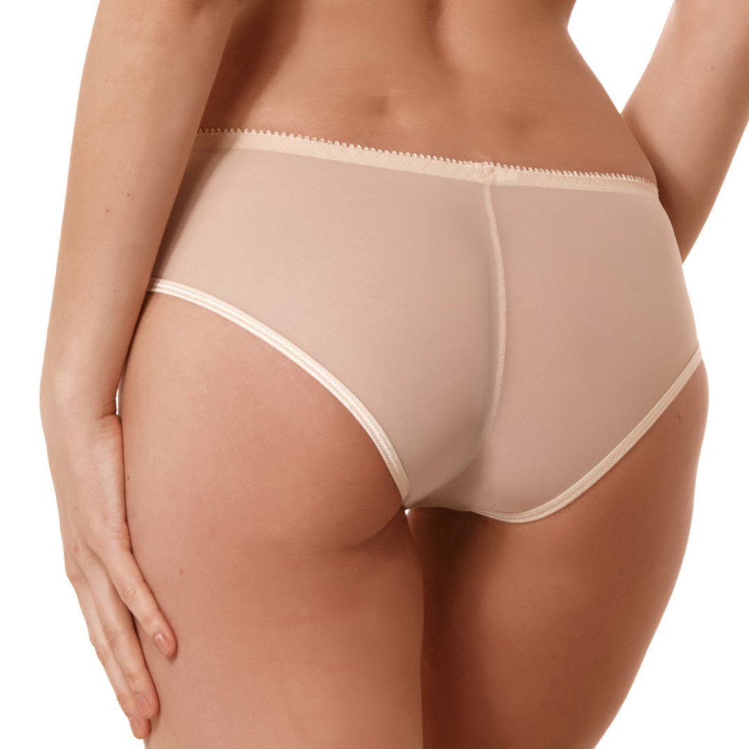 Sheer See Through Thong Panty Brooke Black Underwear Lavinia Lingerie
