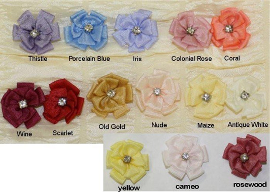 FLOWER BOUQUET RIBBON Embroidery to finish - PLEASE READ £18.00