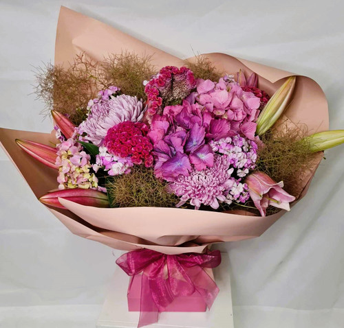 Ky's Bright Pink Bouquet