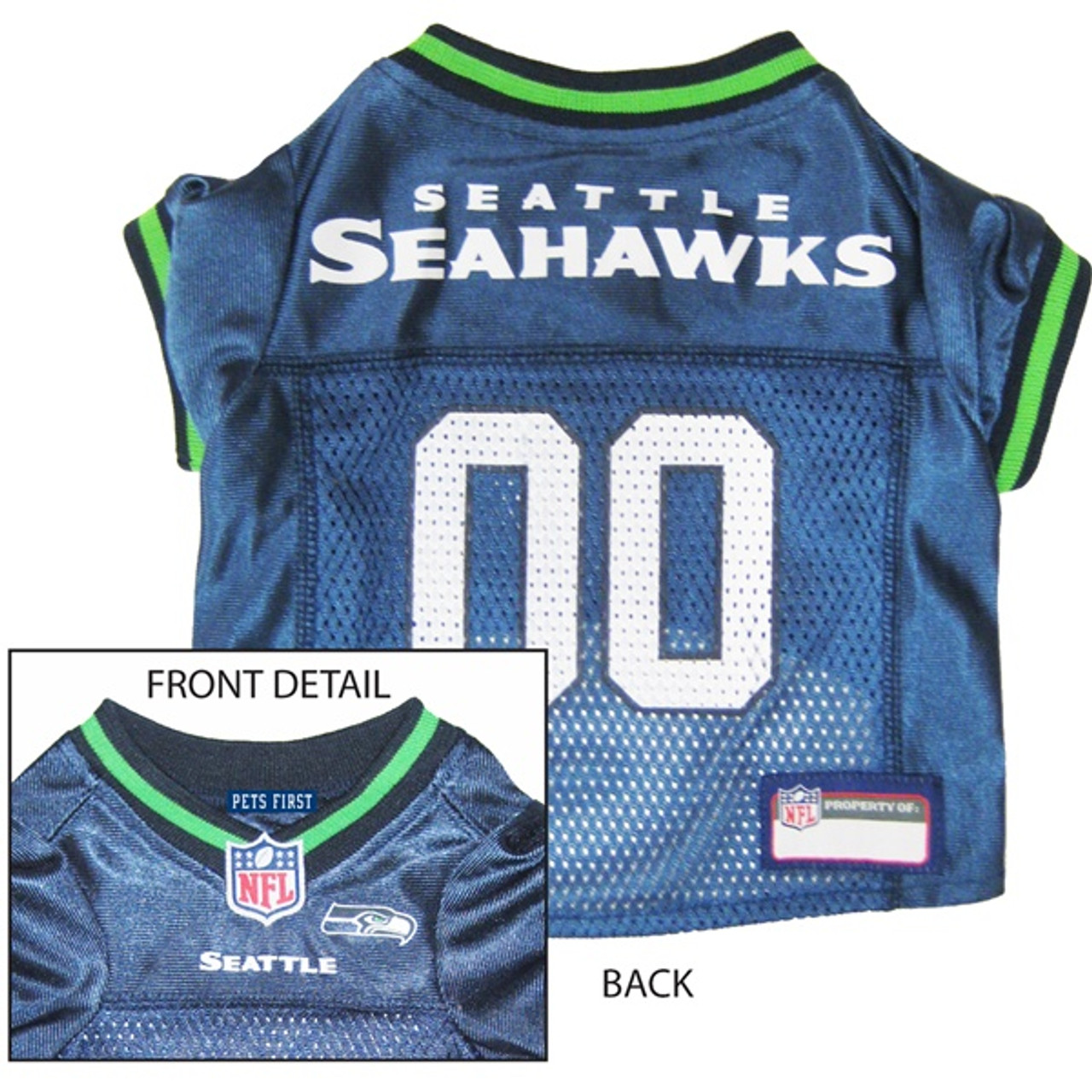 seahawks pet jersey