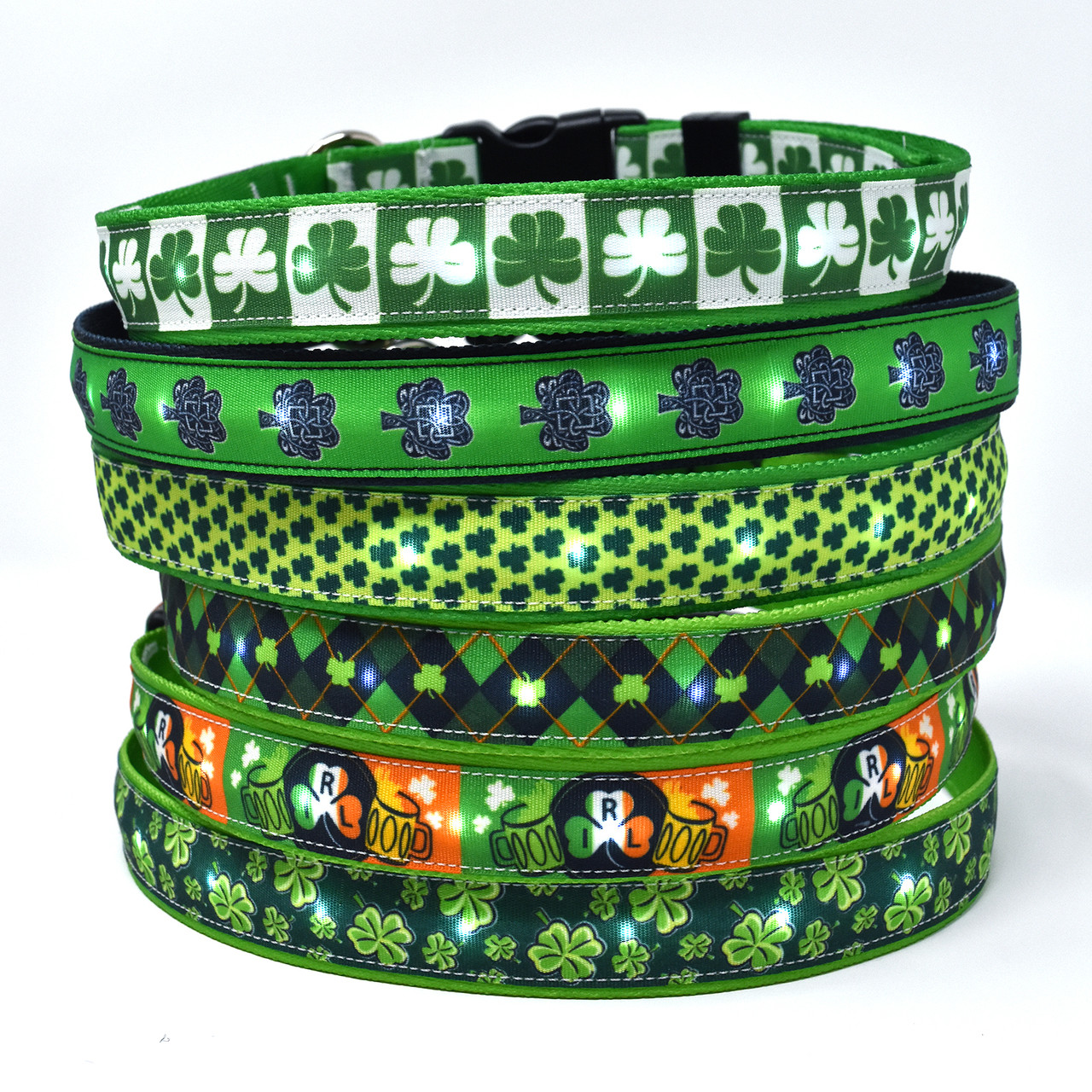 irish themed dog collars