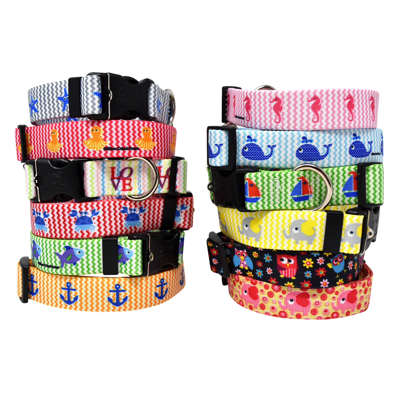 Personalizable Custom Martingale/Slip Pet Collar, Holiday Collection by  Ellen Crimi Trent Collection