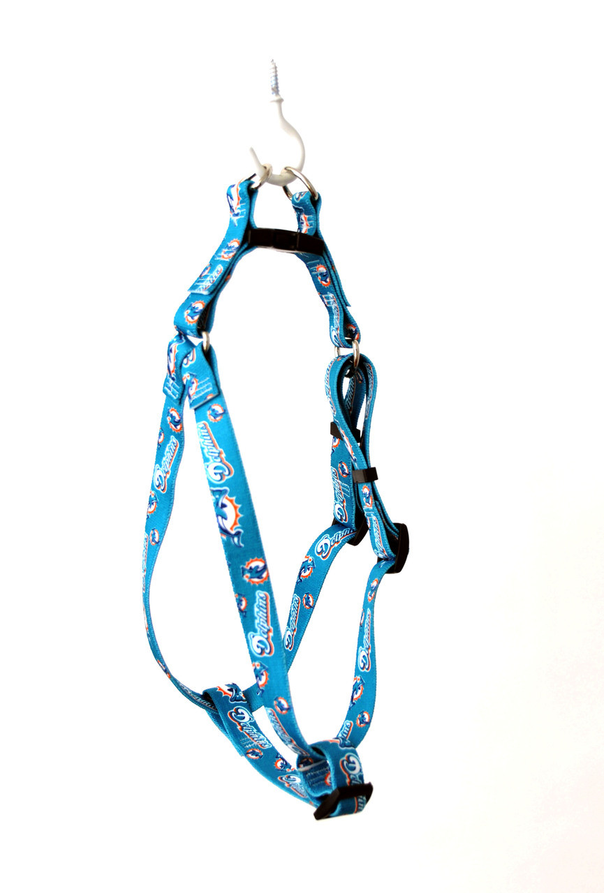 Miami Dolphins Step-In Dog Harness by Yellow Dog Design, Inc - Order ...