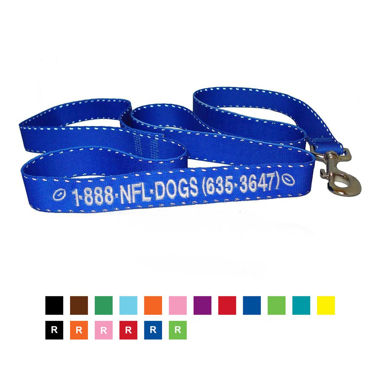 embroidered dog leads