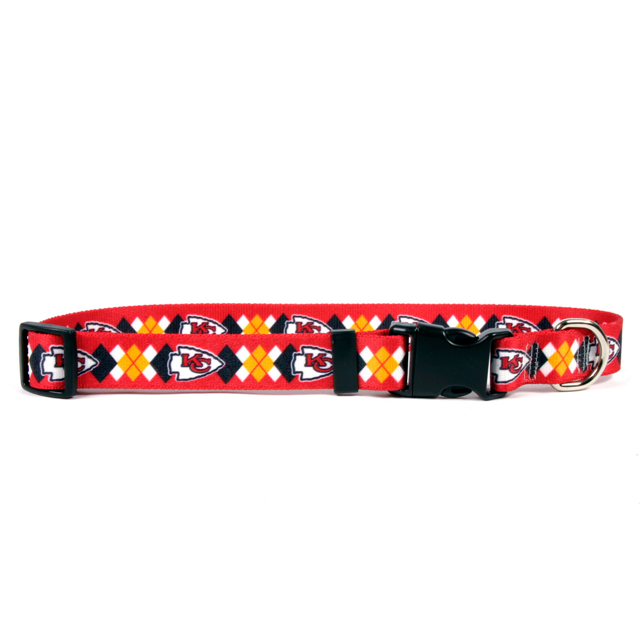 kansas city chiefs dog collar