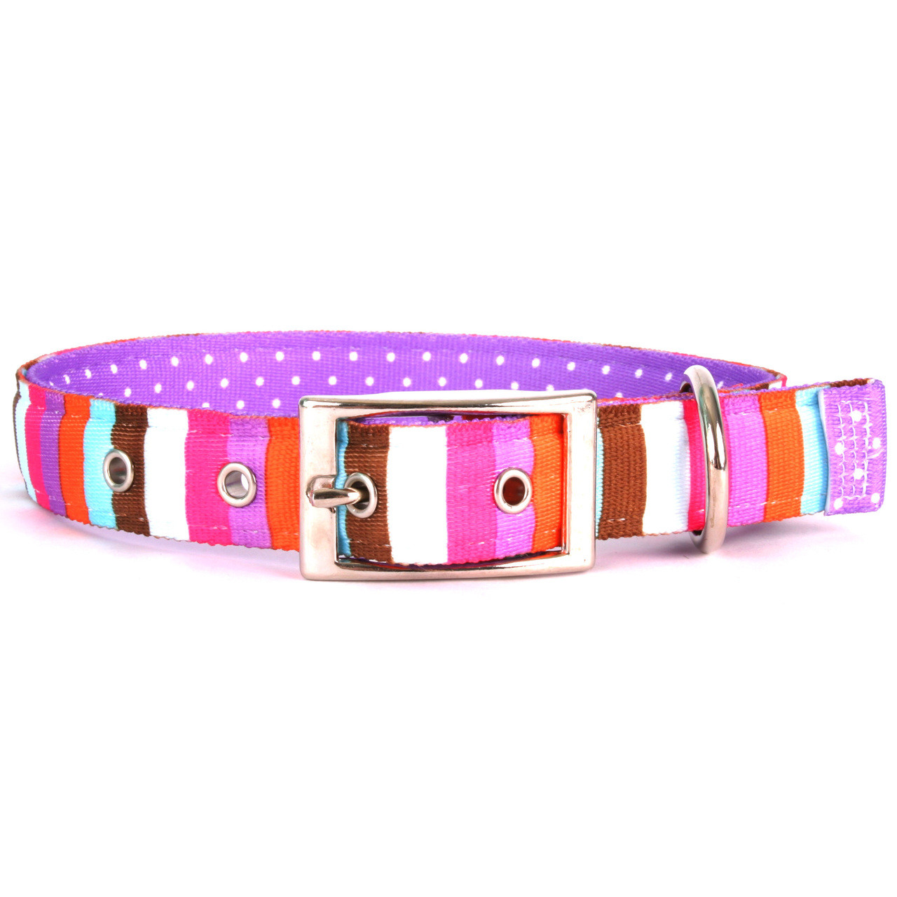 Multi-Stripe Uptown Designer Dog Leash