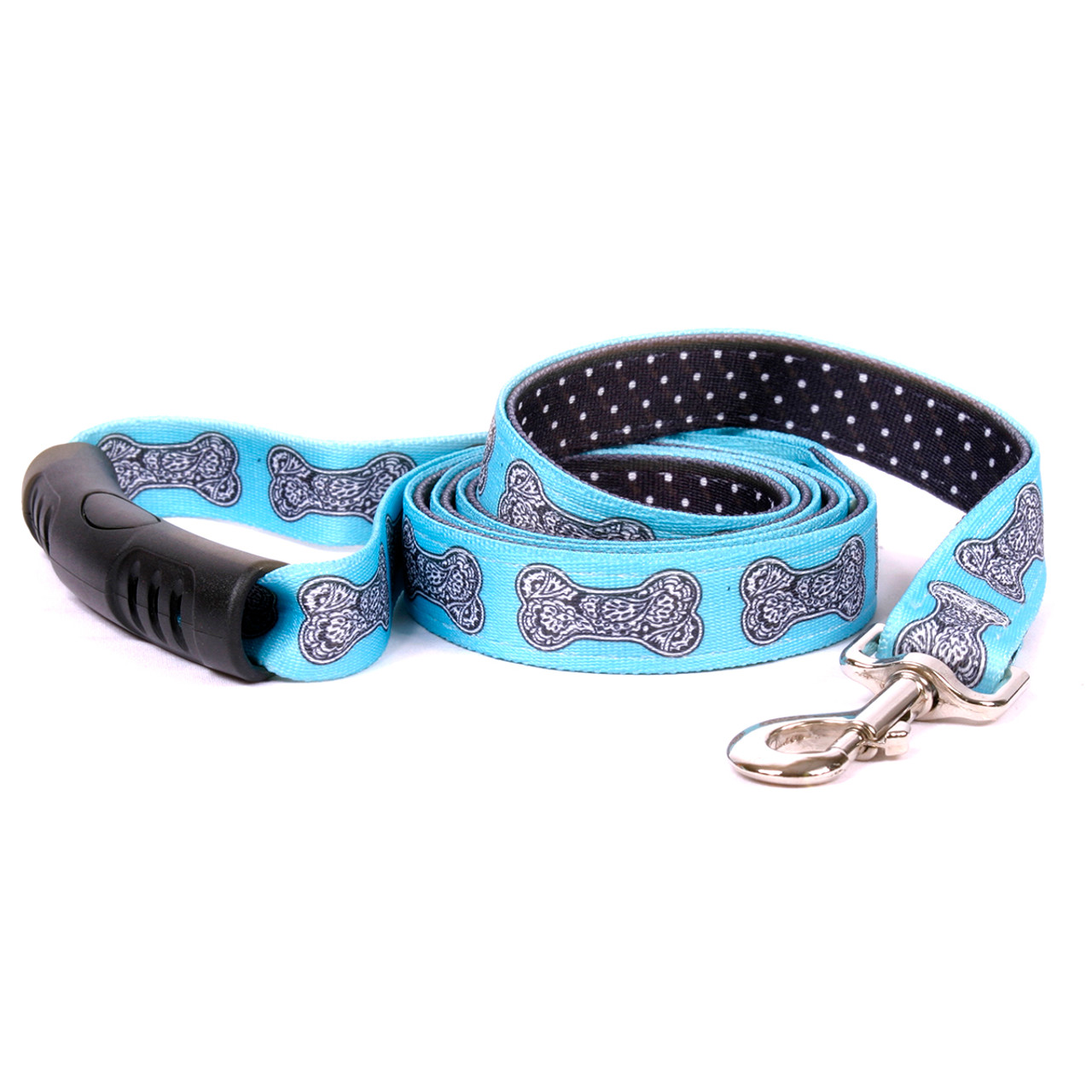 Bella Bone Blue Uptown Dog Collar