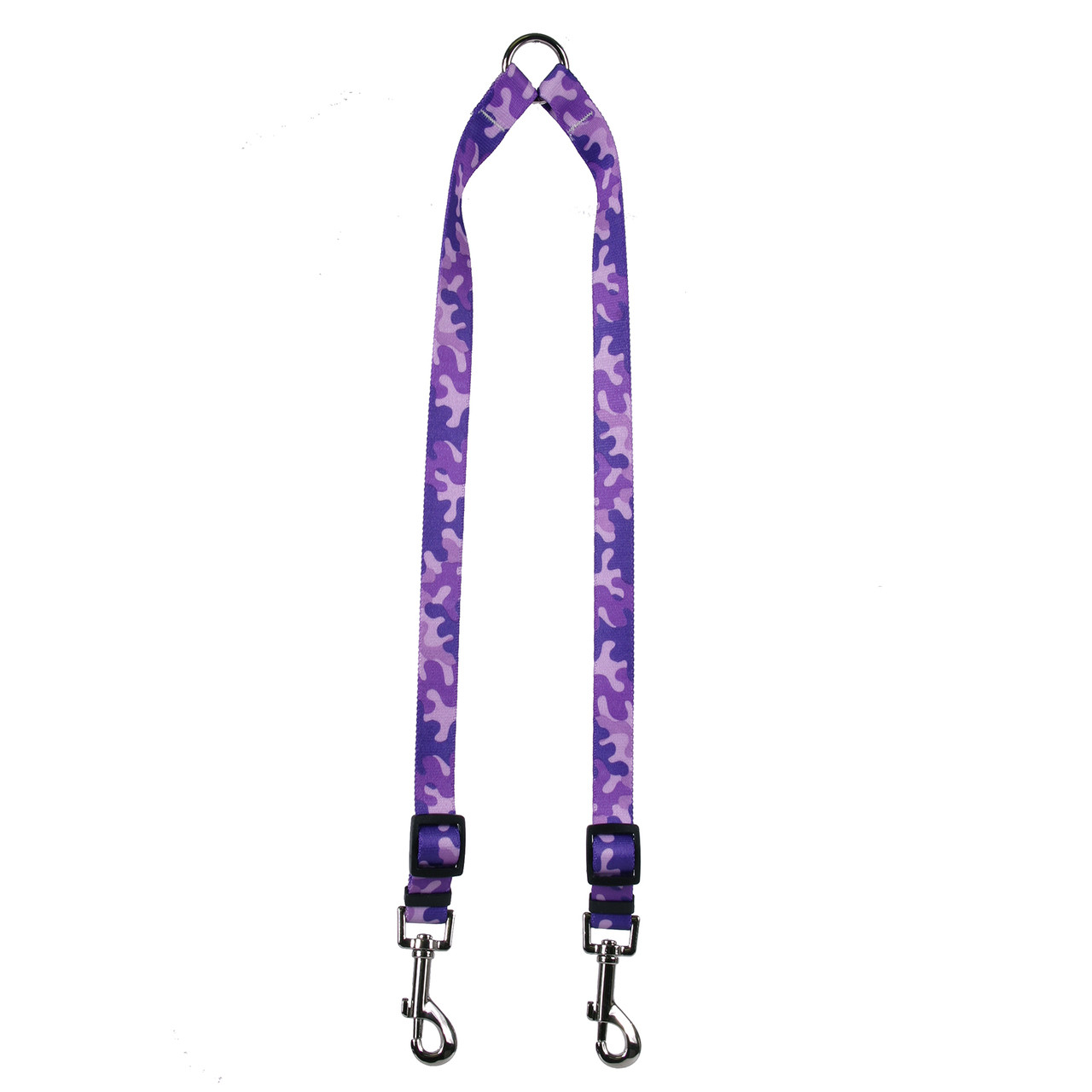 Camo Purple Coupler Dog Leash - Hot Dog Collars