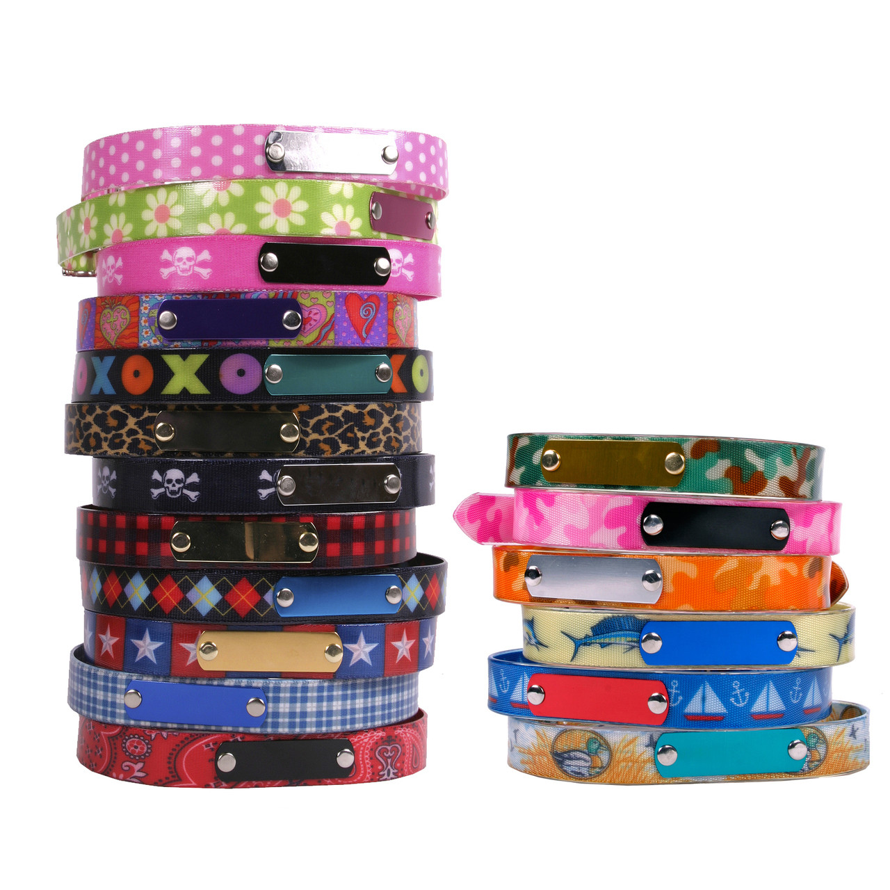 Waterproof Dog Collars with Nameplate