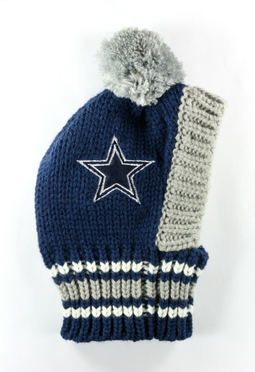 Dallas Cowboys NFL Football Knit Hat For Dogs - Hot Dog Collars