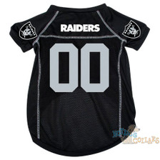 oakland raiders dog jersey