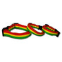 Rasta Stripe Dog Collar - 100% Organic Bamboo