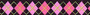 Pink Argyle Coupler Dog Leash
