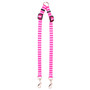 Pink and Pink Stripe Coupler Dog Leash