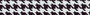 Houndstooth White and Black Coupler Dog Leash