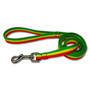 Rasta Stripe Dog LEASH - 100% Organic Bamboo