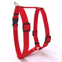 Solid Red Roman Style "H" Dog Harness