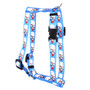 Snowman Print Roman Style "H" Dog Harness