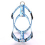 Mystic Waves Blue Roman Style "H" Dog Harness