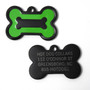 Hot Dog Dog ID Tag - Bone Shaped