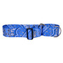 Bandana Blue 2" Wide Martingale Dog Collar