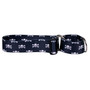 Black Skulls 2" Wide Martingale Dog Collar