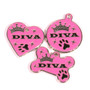 Diva Dog Engraved Pet ID Tag - Lifetime Guarantee