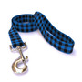 Buffalo Plaid Blue Dog Leash