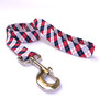 Black Argyle Dog Leash