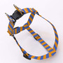 Team Spirit Gold and Blue Stripe Step-In Dog Harness