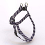 Team Spirit Blue and Silver Stripe Step-In Dog Harness