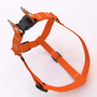 Solid Orange Step-In Dog Harness