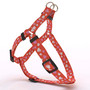 Red Hearts Step-In Dog Harness