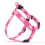 Pink Skulls Step-In Dog Harness