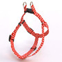 New Red Polka Dot Step-In Dog Harness
