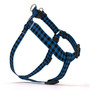 Buffalo Plaid Blue Step-In Dog Harness